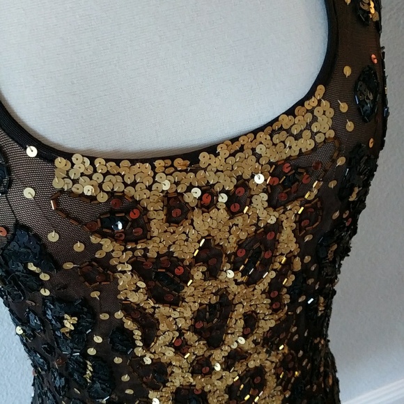 Tadashi sequin/beaded sz m dress NWT. - Picture 5 of 8